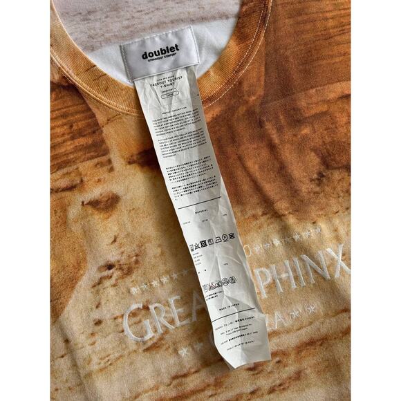 NWT Doublet Sphinx Faceout Tourist Tee T-Shirt - Picture 8 of 9